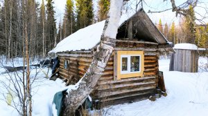 ТЕПЕРЬ БУДЕТ В ИЗБУШКЕ ОФИГЕННО! ОБШИВАЕМ ИЗБУ ФАНЕРОЙ / ОПАСНО ВЫХОДИТЬ НА ЛЁД, НО МЫ ПОЛЗЁМ.