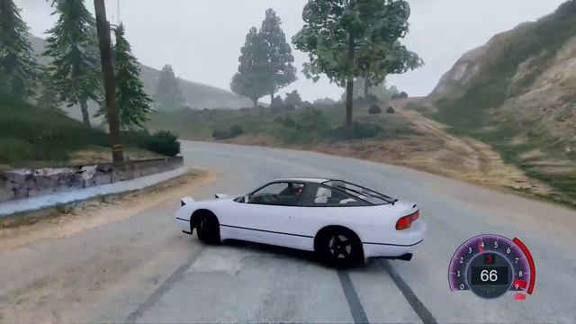 GTA 5 Modded: 240sx Touge Drifting Session смотреть онлайн