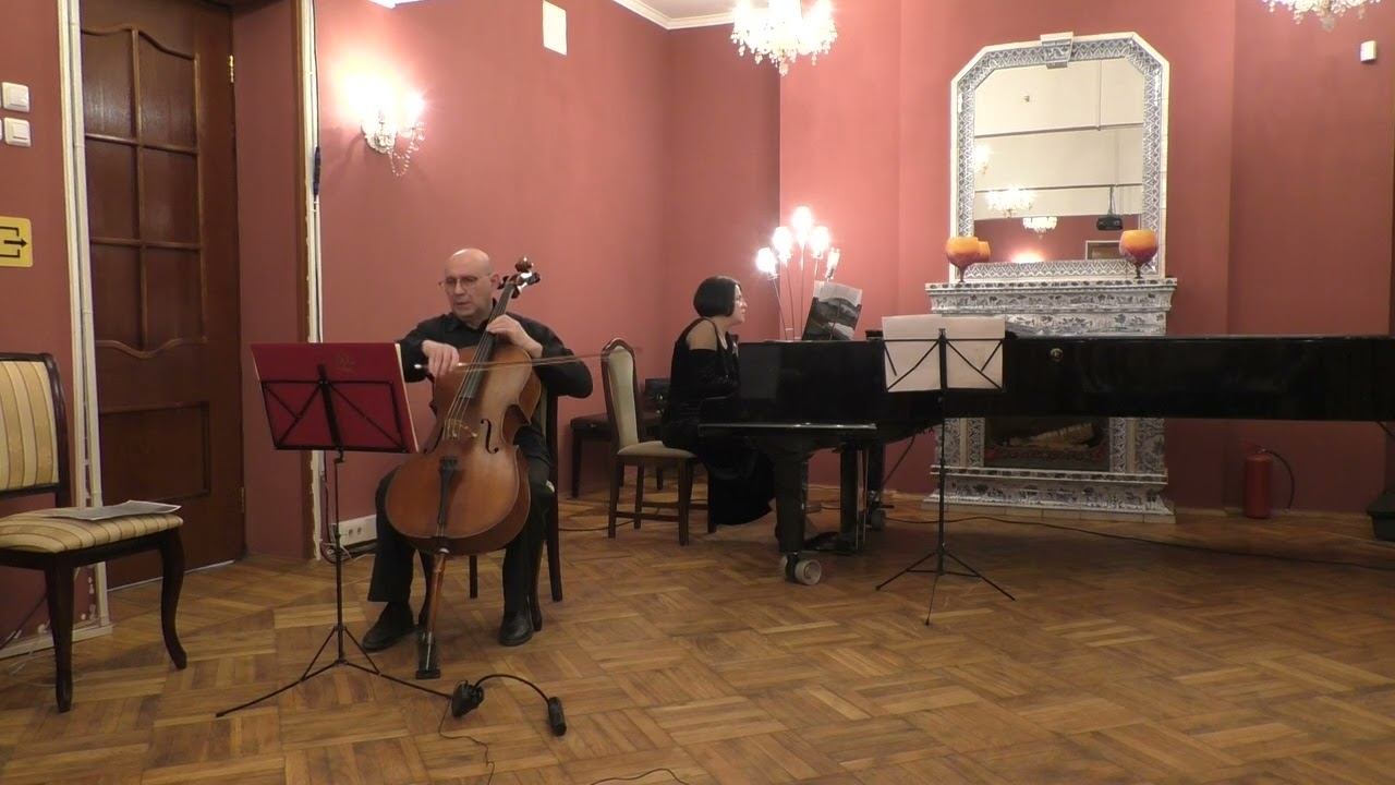 П.Чайковский .Элегия памяти И.Самарина.Переложение для виолончели и фортепиано. смотреть онлайн