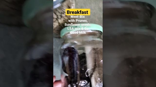 Weet-Bix with Prunes, Sunflower seeds, LSA mix & So Good Milk #Australia #Breakfast смотреть онлайн