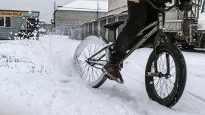 Лютый ДРИФТ КОРЧ ,открытие зимнего сезона на велосипедах!