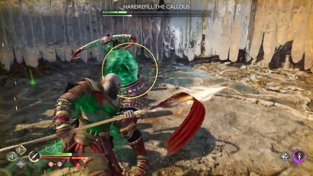 God of War Ragnarok - How to Beat - HARDREFILL THE CALLOUS (Berserker Boss) смотреть онлайн