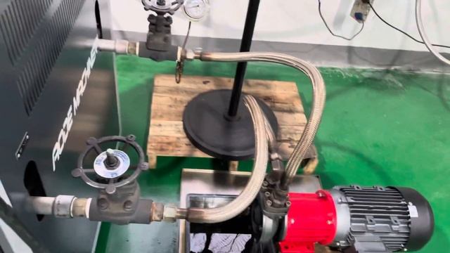 Aulank magnetic water pump testing on mold temperature control in high temperature. смотреть онлайн