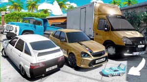 Угнал кучу золотых чит тачек и огромный монстр трак у мажора за 180 сек! Битва воров в ГТА 5 Онлайн