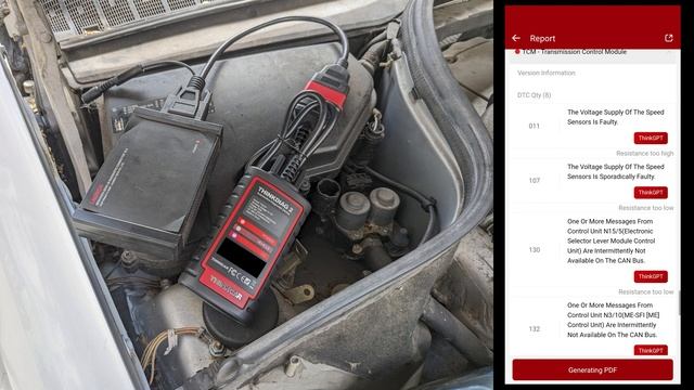 Launch Thinkdiag Car Diagnostic Mercedes Benz MB 38 Pin Adapter W202 W203 W208 W210 W220