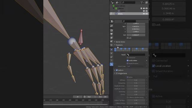Rigify bone hierarchy (How to add extra bones - Easy!) смотреть онлайн