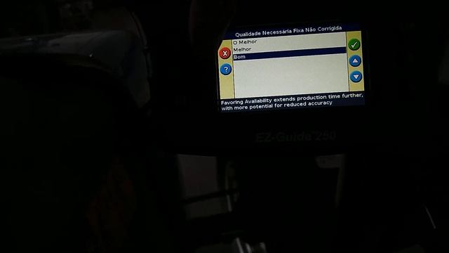 Configuração GPS No EZ Guide 250