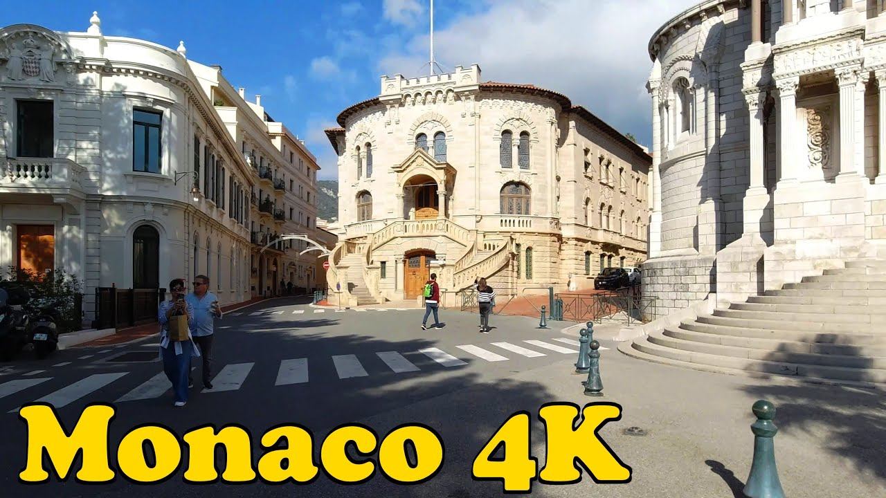 Monaco Walking tour [4K]. смотреть онлайн