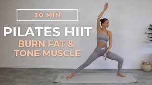 30-минутная тренировка пилатес на все тело | Жиросжигающая тренировка на все тело без оборудования