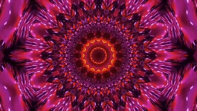 Psychedelic Kaleidoscope Background - Live Wallpaper - 3 hours 60fps смотреть онлайн
