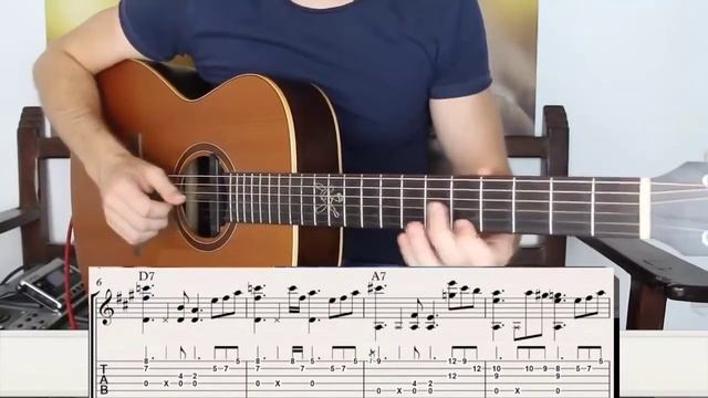 Begginer Blues on Acoustic Guitar _ by Marco Cirillo смотреть онлайн