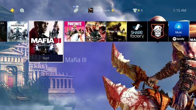 God of War 10th Anniversary PS4 Theme| My new PS4 Theme i Bought смотреть онлайн