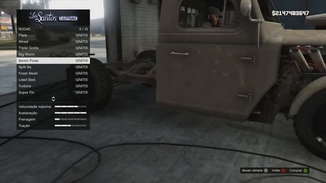 GTA V - Tunando a Caminhonete Rat Loader (GTA 5 em Português PT-BR) смотреть онлайн