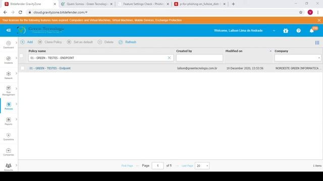 Como configurar o mecanismo Anti phishing do Bitdefender GravityZone смотреть онлайн