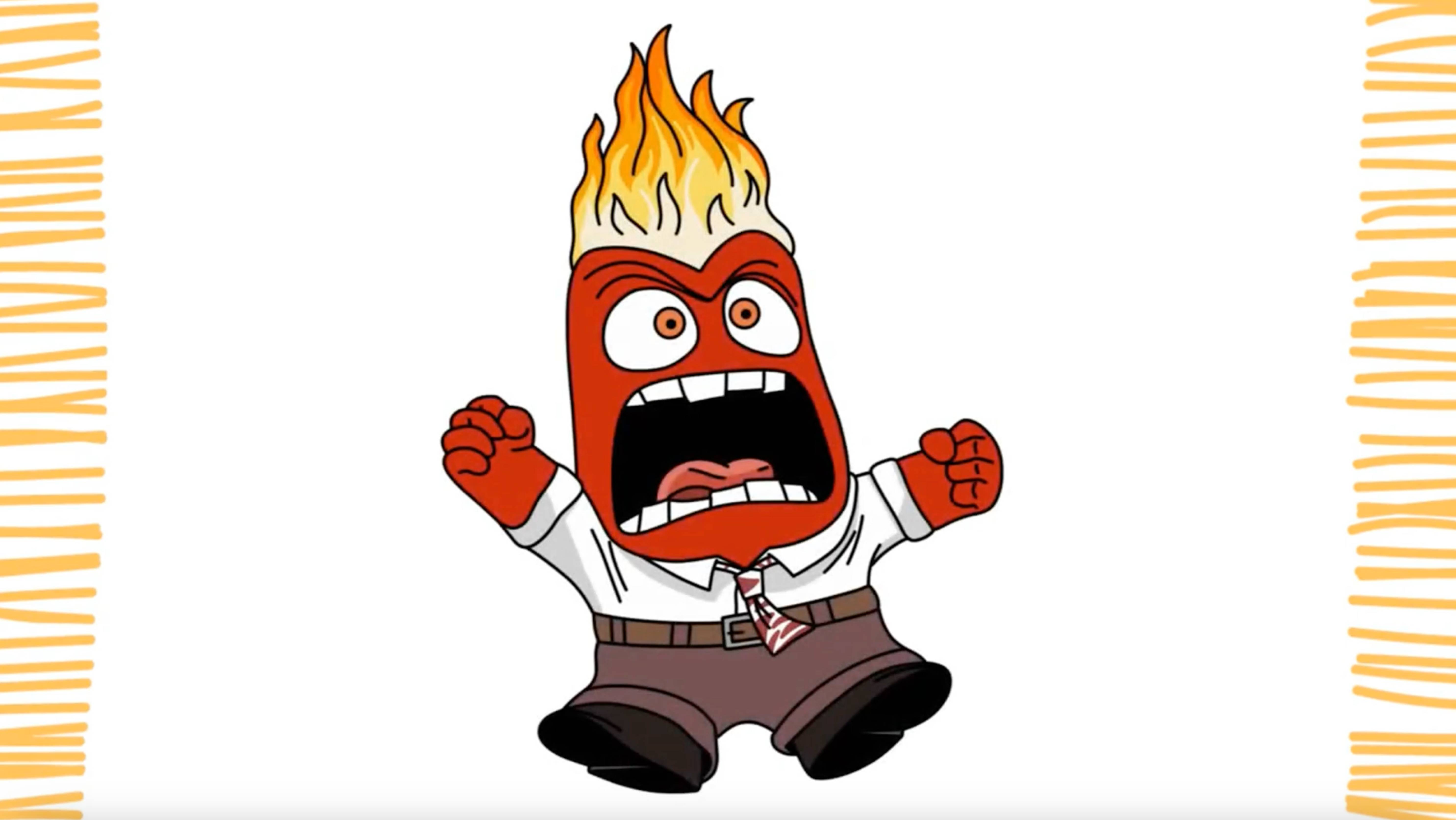 Как нарисовать Ярость изнутри наружу ( из мульт. Головоломка )I шаг за шагом смотреть онлайн