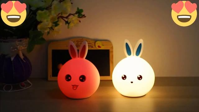 Cute Silicone Bunny Lamp смотреть онлайн