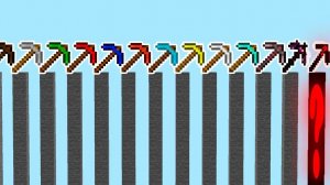 Какая из разноцветных кирак самая быстрая? | Minecraft