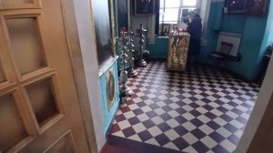 Интерьер. Треугольный храм в Виноградово. Москва. 23 августа 2024 года