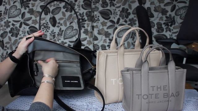 Size comparison The Marc Jacobs the Tote bag Mini, Small and Large in grained Leather смотреть онлайн