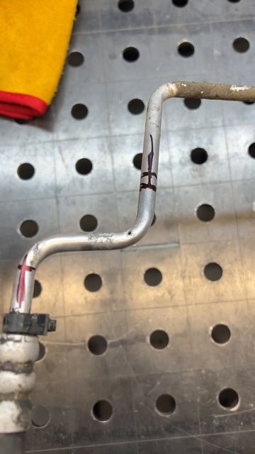 Сварка трубки кондиционера. Замена участка