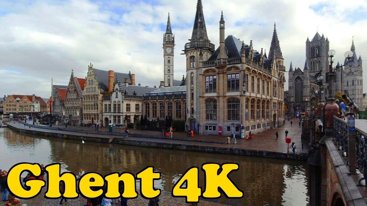 Ghent, Belgium Walking Tour [4K].