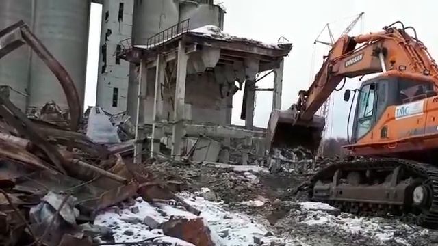 Демонтаж конструкции элеватора смотреть онлайн