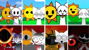 Incredibox - Sprunki, но MIX MR SUN и WENDA во ВСЕХ разных модах | Incredibox Sprunki