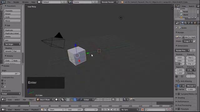 Blender 02 grabRotateScale смотреть онлайн