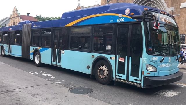 ᴴᴰ MTA Bus: 2017 New Flyer XD60 Xcelcior #6080 on the Q111 Bus @ Parsons Blvd/89 Av. смотреть онлайн