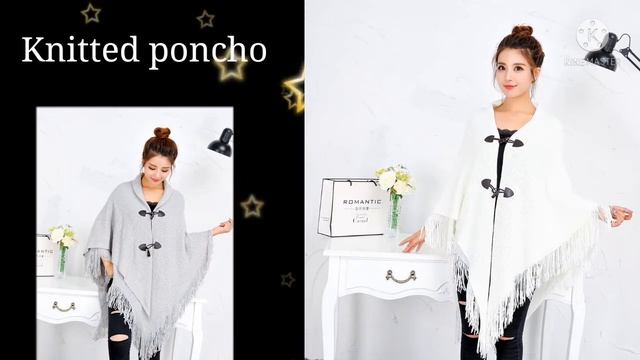 Types Of Poncho And Names/Poncho For Girls/Most Beautiful Poncho/Poncho For Women/Winter Collection смотреть онлайн