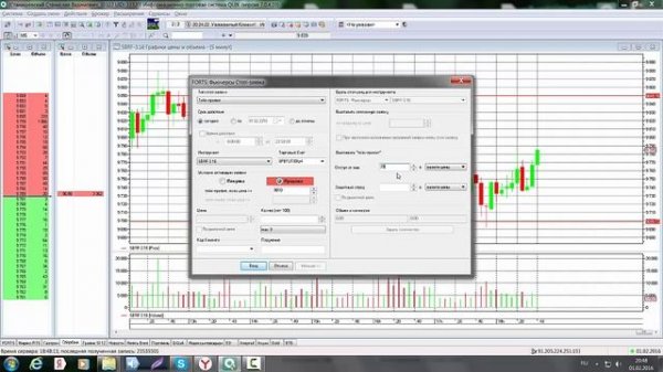 Скользящий стоп в QUIK (квик)