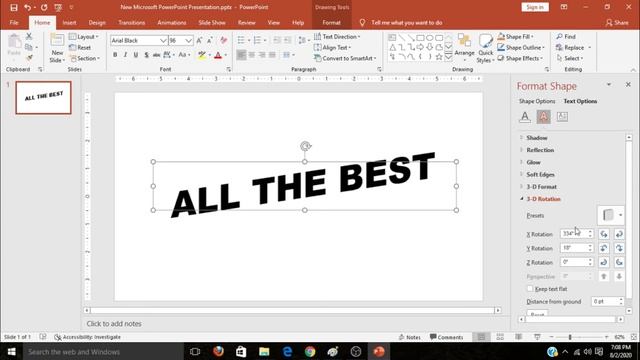 How to write 3D text in PowerPoint | 3D text in PPT | R4Tech смотреть онлайн