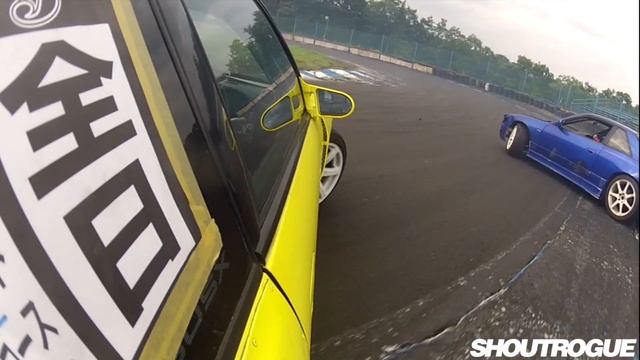 D1 SL and DIV Practice tandem Drifting 　３人で追走の練習をしてみた смотреть онлайн