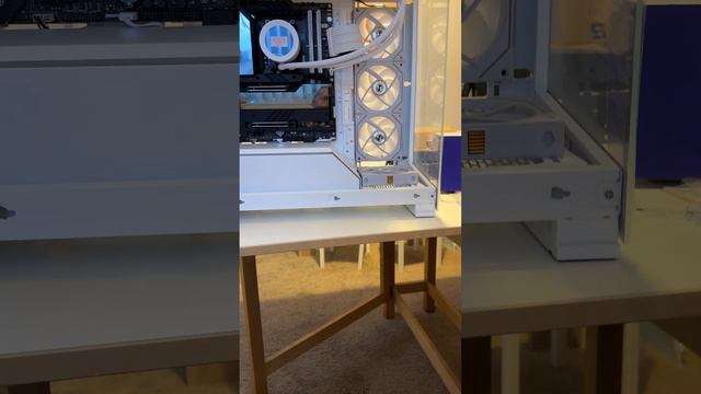 Phanteks NV5 white Ultimate build including white premium vertical GPU bracket смотреть онлайн