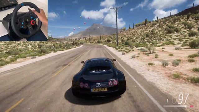 Rebuilding Bugatti Veyron Super Sport (1470HP) - Forza Horizon 5 | Logitech G29 Gameplay смотреть онлайн