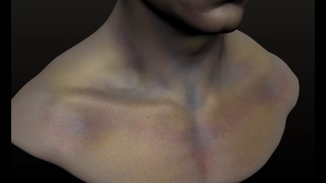 mudbox painting skin base layer смотреть онлайн