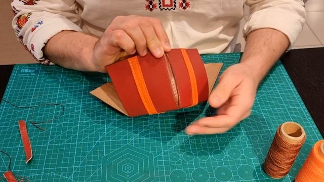 Leather Present Box / Подарочная коробка из кожи