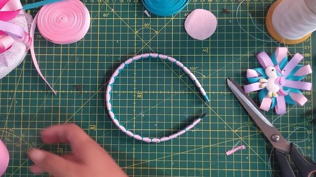 Vincha super Facil !!!, con cinta de 1cm y tull, Luna Art смотреть онлайн