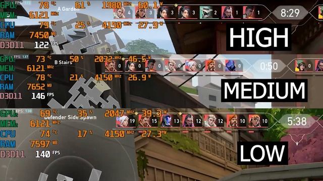 Valorant Benchmark After RAM upgrade--Ryzen 7 4800h RTX 3050--Low-Medium-High--Performance Boost ?? смотреть онлайн
