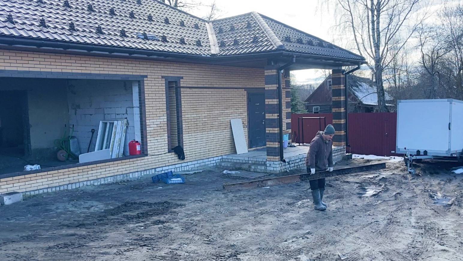 Все заботы легли на плечи мужа. Ремонт в доме должен продолжаться. Жизнь простых людей в деревне. смотреть онлайн