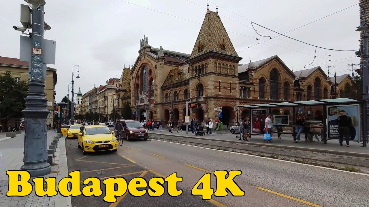 Budapest Hungary Walking Tour [4K]