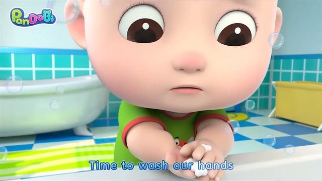 Wash Your Hands Song | Healthy And Good Habits For Kids | Pandobi Nursery Rhymes & Kids Songs