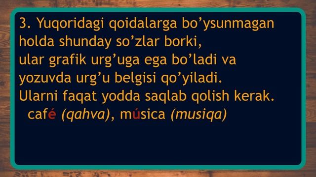 Ispan tilida Urg'u - Acento смотреть онлайн