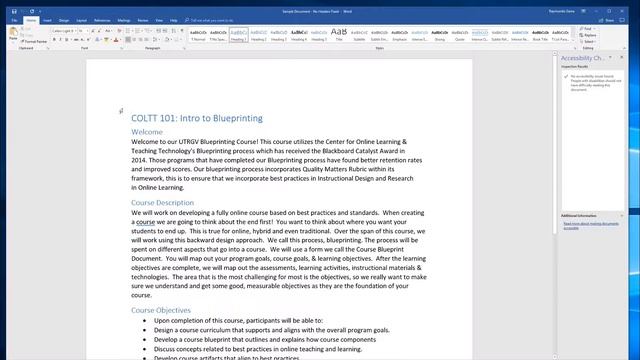 Save A MS Word To PDF