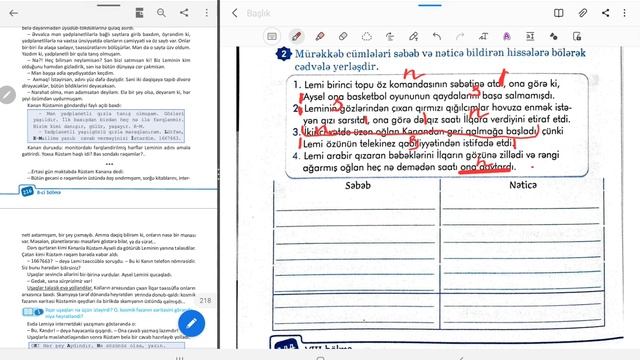4-cü sinif Azərbaycan dili səhifə 216,217. Virtual əlaqə. İş dəftəri səhifə 144,145. смотреть онлайн