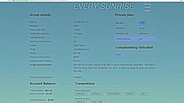Безрисковые инвестиции с компанией Profitable Sunrise смотреть онлайн