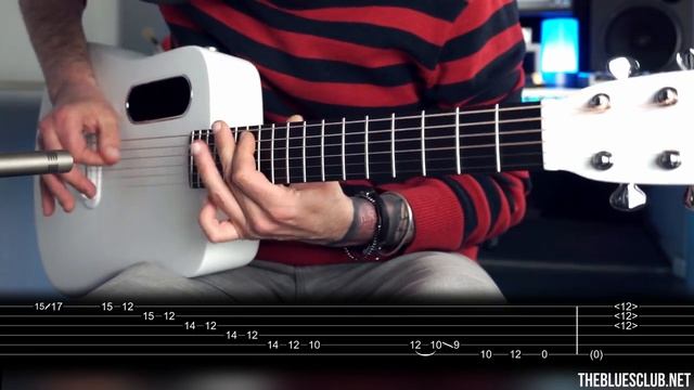 Dreamy Acoustic Blues Rock Solo with TABS смотреть онлайн