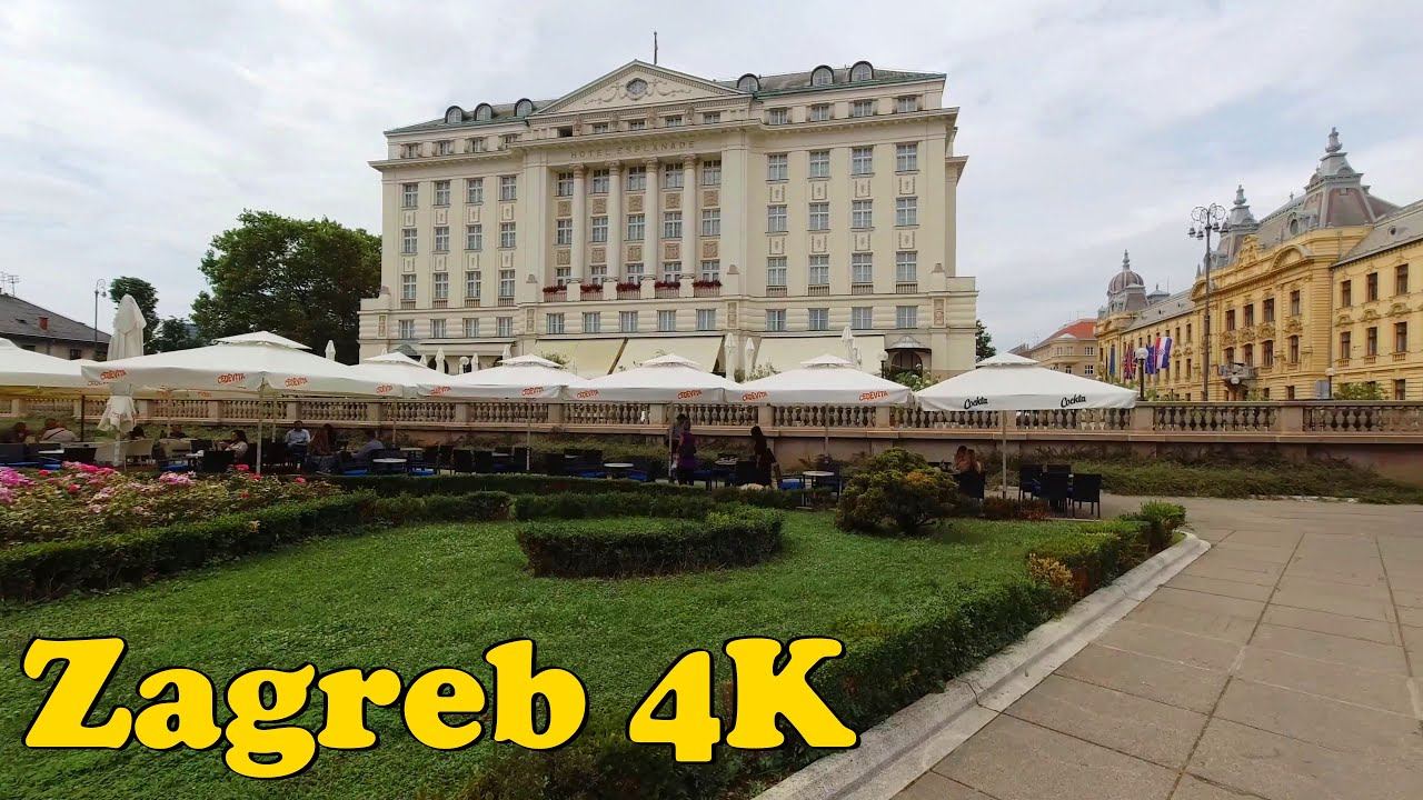 Zagreb Croatia Walking Tour [4K]