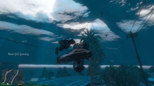 BIGGEST TSUNAMI | END OF THE WORLD - GTA5 смотреть онлайн