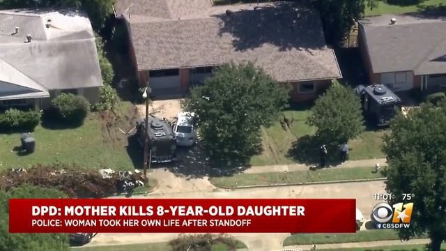 Dallas SWAT Standoff Ends With Mother Killing Daughter смотреть онлайн